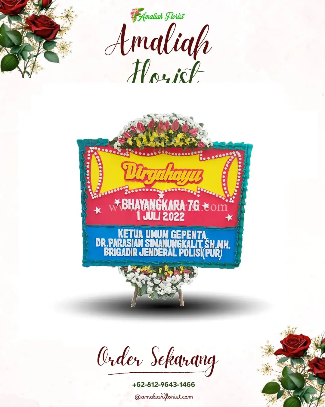 Papan Bunga HUT Ulang Tahun Pulau Legundi